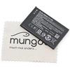 mungoo mach mal anders ... Batteria per Nokia Original BL-4UL per Nokia 3310 (2017), 225 225 Dual SIM Asha 500 Asha 500 Dual SIM Asha 502 Dual SIM con panno mungoo