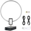 AURSINC Antenna ad onda corta attiva GA450 con cavo BNC, SW 2,3-30 MHz, MW 522-1710 kHz - Antenna di ricezione RF portatile per radioamatori