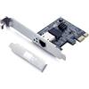 H!Fiber.com 2.5G Scheda di rete Ethernet,RJ45 NIC,2.5GbE CNA,con Realtek RTL8125 Chip,supporto Windows Server/Linux/VMware (non supporto X11, MAC)