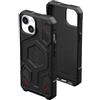 URBAN ARMOR GEAR UAG - Custodia compatibile con iPhone 15 Plus da 6,7 pollici, Monarch Pro Kevlar nero, magnete integrato, compatibile con ricarica MagSafe, robusta custodia protettiva di grado