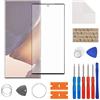 SwarKing 【2024 New】 Display in vetro frontale esterno vetro esterno di ricambio compatibile con Samsung Galaxy Note 20 Ultra 5G SM-N986 con kit di riparazione