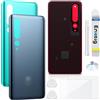 Enkeig Vetro Posteriore per Xiaomi Mi 10 M2001J2G M2001J2I, Grigio