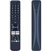 TCNOUMT CT-8563 - Telecomando di ricambio per Toshiba Smart TV RC45160 RC43160 32LA3B63DA 32LA2B63DG 50UA4B63DA 55UA2D63DG 65UA2D63DG IR senza funzione vocale