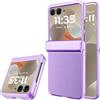 NINKI Cover per Motorola Razr 60/50 con protettore dello schermo, custodia antiurto per Motorola Razr 2025 con protezione della cerniera, elegante piacevole al tatto, PC pelle per Motorola Razr 60
