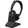 Yealink WH68 ANC DECT - Cuffie wireless con microfono, microfono AI con cancellazione del rumore 4X, portata 184,7 m, tempo di conversazione 32 ore, cuffie Bluetooth certificate per lavoro, telefono