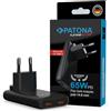 PATONA Platinum GaN PD65W Flat Adattatore nero - 2x USB-C PD3.0 QC3.0 PPS, tecnologia-GaN, caricatore rapido dual-port compatto e sicuro per smartphone tablet laptop e dispositivi USB C