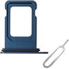 Cemobile Supporto per slot per scheda SIM di ricambio per iPhone 12 Pro / 12 Pro Max (versione singola SIM) con anello di tenuta in gomma impermeabile (blu Pacifico)