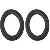 Tbest Bordi in Gomma Clacson, Riparazione Surround Altoparlante da 5''/4'' Sostituzione Parte di Riparazione Woofer Bordo Schiuma Subwoofer Nero (5 pollici / 12,7 cm)