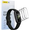 GXAYZ [4 pezzi] Protezione schermo per Google Fitbit Inspire 3, protezione completa in TPU antigraffio schermo Protector, durezza 9H, senza bolle, HD nitidezza