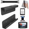 VINEST Supporto da parete universale per tablet, compatibile con iPad, con nastro adesivo e vite, cinturino da polso, per camera da letto, cucina, bagno