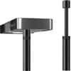 KARELLS Supporto in Alluminio per Scheda Grafica, Supporto per GPU Scheda Video, Supporto Scheda Grafica GPU, Supporto Scheda Video per 72-120 mm Altezza, Leggero, Durevole, Supporto per Scheda Grafica, Nero