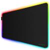 Black Shark Tappetino per mouse da gaming, XXL, 900 x 400 mm, 11 modalità di illuminazione a LED, superficie in microfibra, fondo in gomma antiscivolo, tappetino per mouse decorativo Manta P7