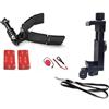 WANGCL Fotocamera Kit di Montaggio per Moto Supporto per Mento per Casco per GoPro Hero Insta360 DJI Osmo Action AKASO SJCAM