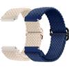 MaEiol 22mm Cinturino Nylon Intrecciato per Huawei Watch GT 6 Pro/GT 6/GT 5 Pro/GT 5/4 46mm / Huawei Watch 5/4 46mm /Ultimate 2 / Garmin Venu 4/3 45mm / Garmin Forerunner 570 47mm per Donna Uomo