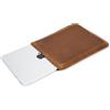 CONTACT'S FAMILY Custodia protettiva sottile in pelle per MacBook Pro da 14 pollici (versione verticale) (marrone)