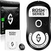 SensoryBoost Set di piedini in vetro Rush per Logitech G PRO X Superlight - Ultra veloci e delicati, lucidati, bordi arrotondati, enorme durata - Piedini di ricambio per mouse, pattini - Accessori per