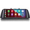 Ninetom 10,25 Autoradio CarPlay/Android Auto/Mirror Link/GPS per BMW Serie 5 F10/F11 2010-2012 con autoradio touch screen CIC, navigazione GPS per auto, DSP integrato