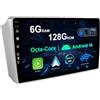 BXLIYER SXAUTO [6GB+128GB] Android 15 IPS Autoradio Per Toyota Avensis (2002-2008) - Senza fili CarPlay/Android Auto - LED Camera + MIC - DAB Fast-boot Volante 360-Camera AHD WIFI DSP - 2 Din 9 Pollici