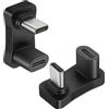 LUIRSAY USB C 180 Grad Adapter, 2 Stück USB C Winkelstecker mit 10Gbps, 4K@60Hz und PD100W Schnellladung usb c winkel für Steam Deck, für Switch,für Laptop, für Tablet, für SAMSUNG