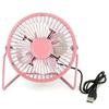 ELAELA Ventilatore da Tavolo USB - Mini Ventilatore Silenzioso e Regolabile - Portatile per Ufficio o Casa, Blu, Piccolo