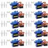 ARCELI 10Pcs 9G Mini Micro Servo Motore per Mano/RC Braccio Robot/Elicottero Andante Barca Elicottero Aereo Automobile Modelli di Controllo con Cavo, Micro Motore Servos Modellazione per Arduino