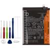 Vvsialeek BN5M Batteria di ricambio compatibile con Xiaomi Redmi Note 12 con toolkit