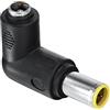 helpers lab 8,0mm 7909 maschio da 5,5 mm femmina 90 Gradi alimentazione DC Connettore adattatore jack per Jackery Explorer Rockpal Bluetti Milin IBM ThinkPad