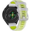 U-LIMVE Cinturino per Garmin Forerunner 570 47mm/Forerunner 265/Forerunner 255/Vivoactive 4/Venu 3/Venu 2, fascia di ricambio in silicone a sgancio rapido da 22mm
