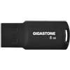 Gigastone Chiavetta USB 8 GB, V70 USB 2.0 Memorizzazione dei dati Serie, design portachiavi, compatibile con interfaccia USB 2.0