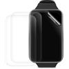 kwmobile 3x Proteggischermo Compatibile con Xiaomi Mi Band 7 Pro - Pellicola Protettiva Adesiva - Proteggi Schermo per Smart Watch Fitness Tracker