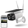 EMOS GoSmart Telecamera di sorveglianza senza fili IP-600 Eye con WiFi e app + pannello solare, 1080p Smart Home IP Camera con batteria, compatibile con Alexa, Google Assistant, senza trappola ABO