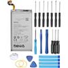 SHAWOROCE Batteria EB-BG955ABA EB-BG955ABE compatibile con Samsung Mobile Phone Galaxy S8 Plus S8+ SM-G955 SM-G955F SM-G9550 SC-03J 3500mAh 3.85V con kit di riparazione
