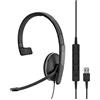 EPOS Sennheiser SC 135 - Cuffie USB Mono 508316, nero