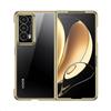 GIOPUEY Cover Compatibile con Honor Magic V2, Alta Trasparenza Custodia, Materiale PC Rigido Case，Nessun Ingiallimento, Nessuno Sbiadimento - Golden