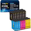 DOREINK Compatibilità con 604XL Cartucce Compatibili per Epson 604 XL per Expression Home XP-2200 XP-2205 XP-3200 XP-3205 XP-4200 XP-4205, WorkForce WF-2910 WF-2930 WF-2935 (17-PACK)