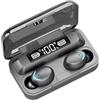 Générique Auricolari Bluetooth F9, True Wireless, Audio Stereo 8D, Controlli Tocco, Cassa di Ricarica Magnetica, IPX7 Impermeabile, Bluetooth 5.0