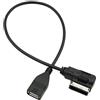Broco Ami Adattatore, Interfaccia musicale USB AMI MMI AUX Adattatore cavo MP3 per A3 S4 A5 S5 A6 S6 A7 A8 Q5 Q7 R8