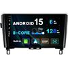 BXLIYER SXAUTO [6GB+128GB] Android 15 IPS Autoradio Per Nissan Qashqai J11 X-Trail T32 Rogue (2014-2018) Radio GPS Navigation - CarPlay/Android Auto - Camera + MIC - DAB Volante 360-CAM - 2 Din 10.1 Pollici