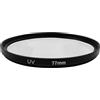Hxdzieory Filtro UV da 77 mm per obiettivi Canon/Nikon/Sony/Fujifilm/Sigma/Tamron e altre marche generiche (Filter-77)