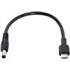 chenyang CY Cavo di ricarica USB 3.1di tipo C a DC 5.5,con connettore 2,5mm, per il nuovo, prolunga da 20cm