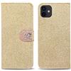 ZCDAYE Custodia a libro con chiusura magnetica per iPhone 12 Pro Max, in elegante pelle glitterata con chiusura a farfalla con scritta Love Diamond [scomparti per carte di credito] per iPhone 12