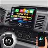 DYNAVIN Android Autoradio Navigatore per VW T5 T6 Caddy Tiguan Sharan Skoda, 10,1 pollici Radio con Wireless CarPlay e Android Auto | Head-up Display | Dab+ Radio: D9-V10W PR F