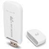 Sxhlseller Modem Dongle WiFi USB 4G LTE, Router Wireless con Slot per Scheda SIM, 150 Mbps, Supporta 10 Utenti, per Tablet, Laptop, Telefono, PC