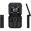 Cuifati SOYES I16pro 2G Flip Sbloccato, Cellulare con Tasti Grandi Doppia SIM per Bambini e Anziani, Telefono Tascabile Basic da 16 GB Suono Forte