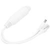 Socobeta Splitter Poe Iniettore Splitter Poe Impermeabile Adattatore Poe da 48 V a 12V per Telecamera IP Uso Interno Esterno con Kit Copertura Antipioggia