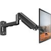 ELIVED Braccio a molla a gas per monitor PC da 13-32 pollici con VESA 75x75 / 100x100 mm fino a 9 kg, braccio per monitor singolo inclinabile e girevole con altezza regolabile EV023