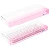 ATTACK SHARK Copertura antipolvere per tastiera in acrilico trasparente per tastiera meccanica a 98 tasti, 17,4 * 6,5 * 1,9 pollici, compatibile con tastiera di dimensioni inferiori a 98 tasti - Rosa