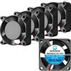 WINSINN 2510 - Ventola da 25 mm 12 V con doppio cuscinetto a sfera brushless 2510 25 x 10 mm per raffreddamento fai da te Mini PCB/Notebook/Scheda grafica - Alta velocità (confezione da 5 pezzi)