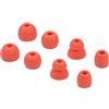 luakesa Set di 4 paia di cuscinetti di ricambio in silicone per cuffie wireless Powerbeats Pro Beats, 4 paia (rosso)