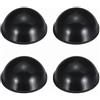 QUARKZMAN Piedini Isolanti In Gomma Per Altoparlanti, 0.63x0.31 Base Antivibrante Nera Con Adesivo Supporto Per Amplificatore Piedini Per Giradischi, Subwoofer, Monitor, Confezione Da 4